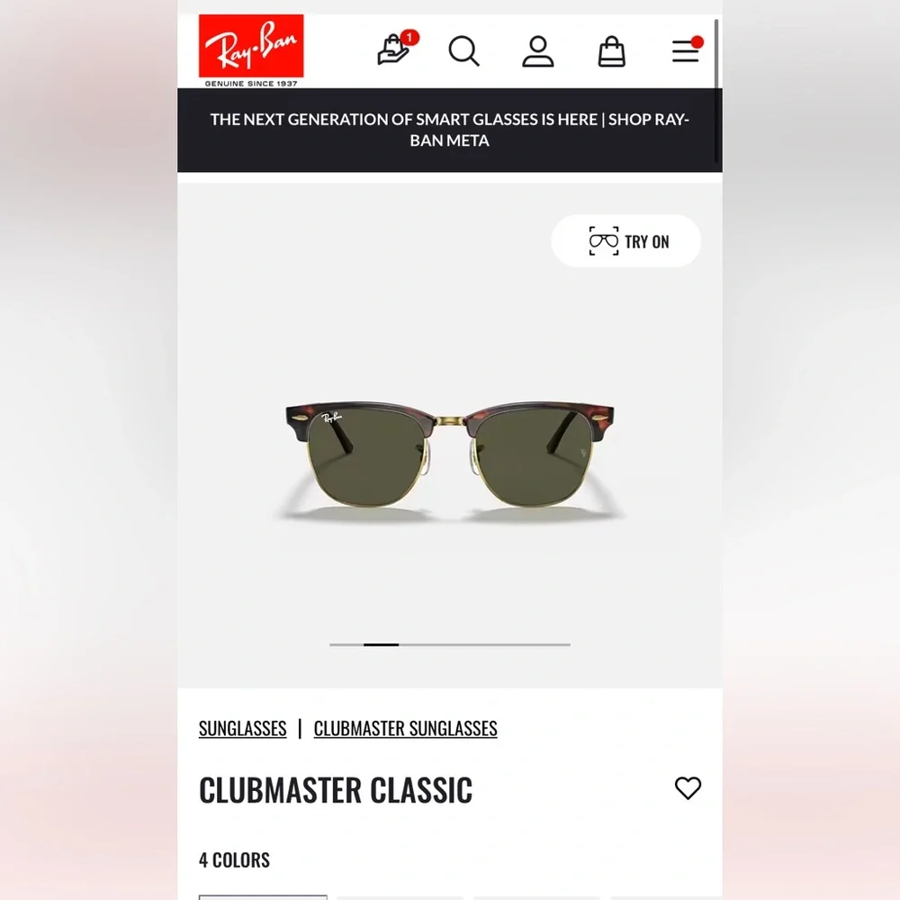Ray ban Clubmaster sunglasses - Picture 2 of 8